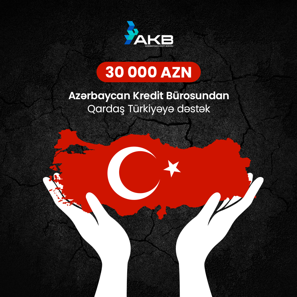 Türkiyədə baş vermiş zəlzələnin nəticələrinin aradan qaldırılması üçün AKB tərəfindən edilən yardımla bağlı
